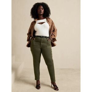 Banana Republic High Rise Skinny Cargo Pants Size 29 / 8 Olive